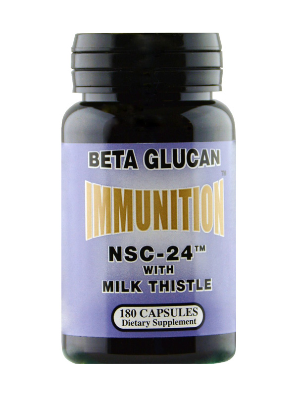 NSC-24 Beta Glucan with Milk Thistle, 180 Capsules