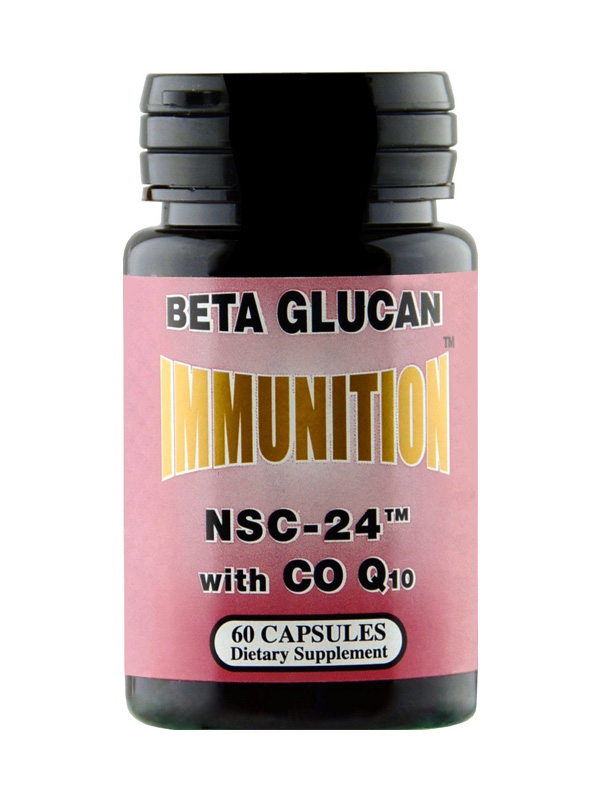 NSC-24 Beta Glucan with CoQ10, 60 Capsules