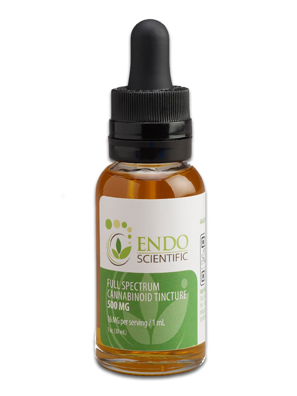 Endo Scientific Cannabinoid Tincture 500 mg, 1mL