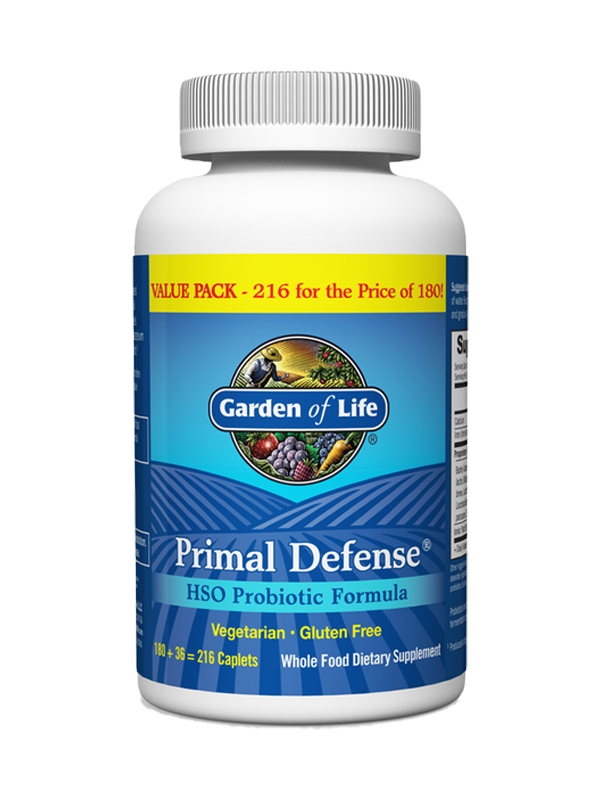 Garden of Life Primal Defense, 216 Caps VALUE SIZE!!