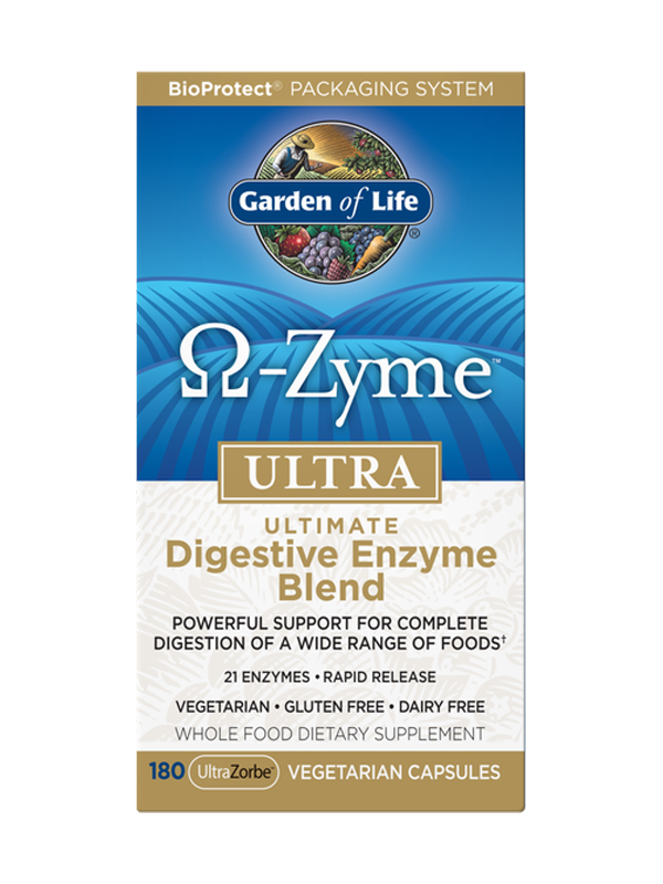 Garden of Life Omega Zyme Ultra, 180 Caps