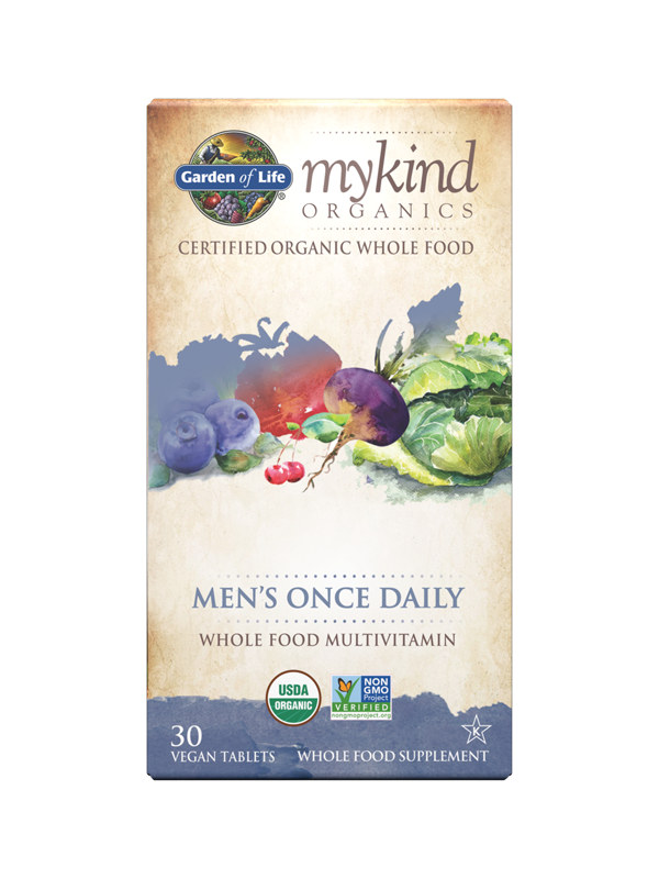 mykind Organics Men's Once Daily, 30 Count
