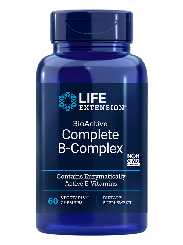 Life Extension BioActive Complete B-Complex, 60 VCaps
