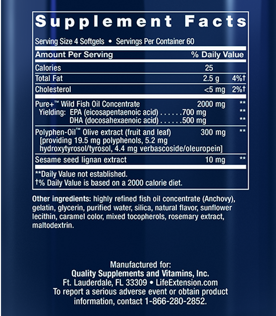 Life Extension Super Omega-3, 240 Softgels