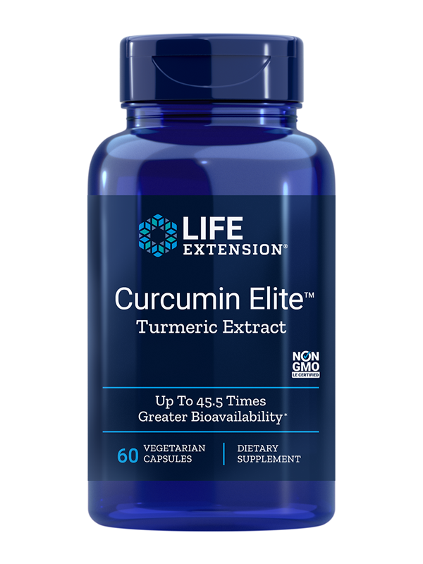 Life Extension Curcumin Elite Turmeric Extract, 60 VCaps