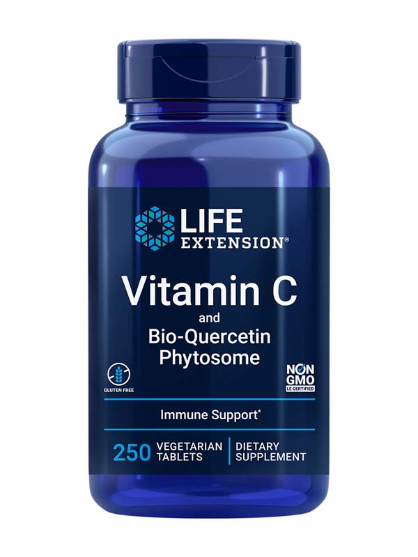Life Extension Vitamin C and Bio-Quercetin Phytosome, 250 Vtabs
