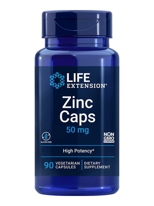 Life Extension Zinc Caps, 90 Capsules