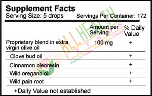 OregaDENT Supplement Facts