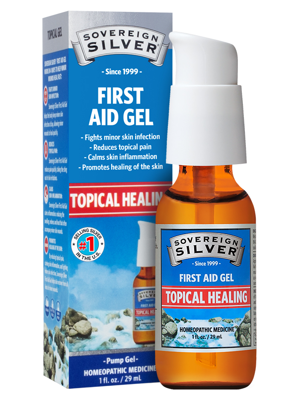 Sovereign Silver First Aid Gel, 1 oz. Exp:  05/2023