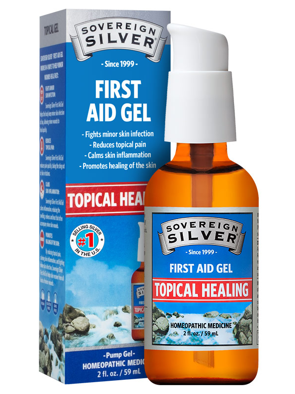 Sovereign Silver First Aid Gel, 2 oz.  Exp  06/2023