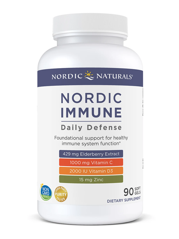 Nordic Naturals Immune Daily Defense, 90 Softgels