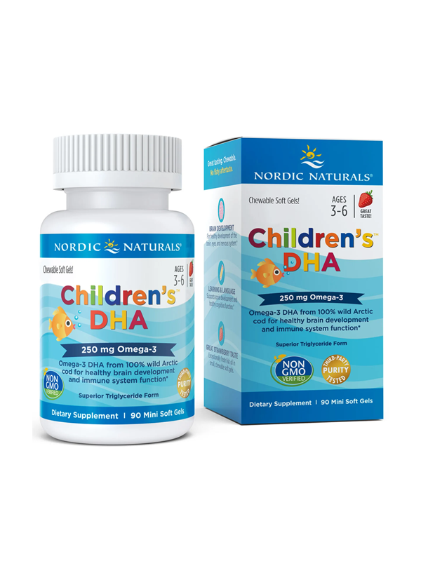 Nordic Naturals Children's DHA, 180 Chewable Softgels