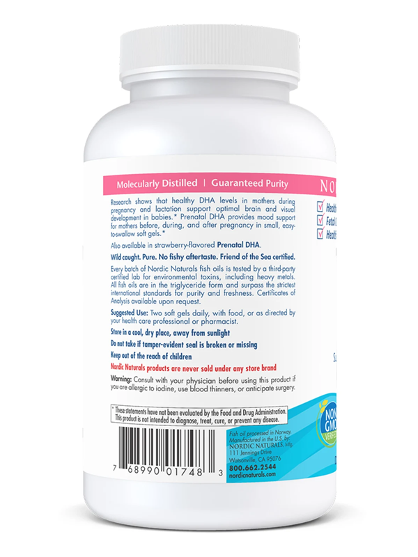 Nordic Naturals Prenatal DHA, 180 Softgels