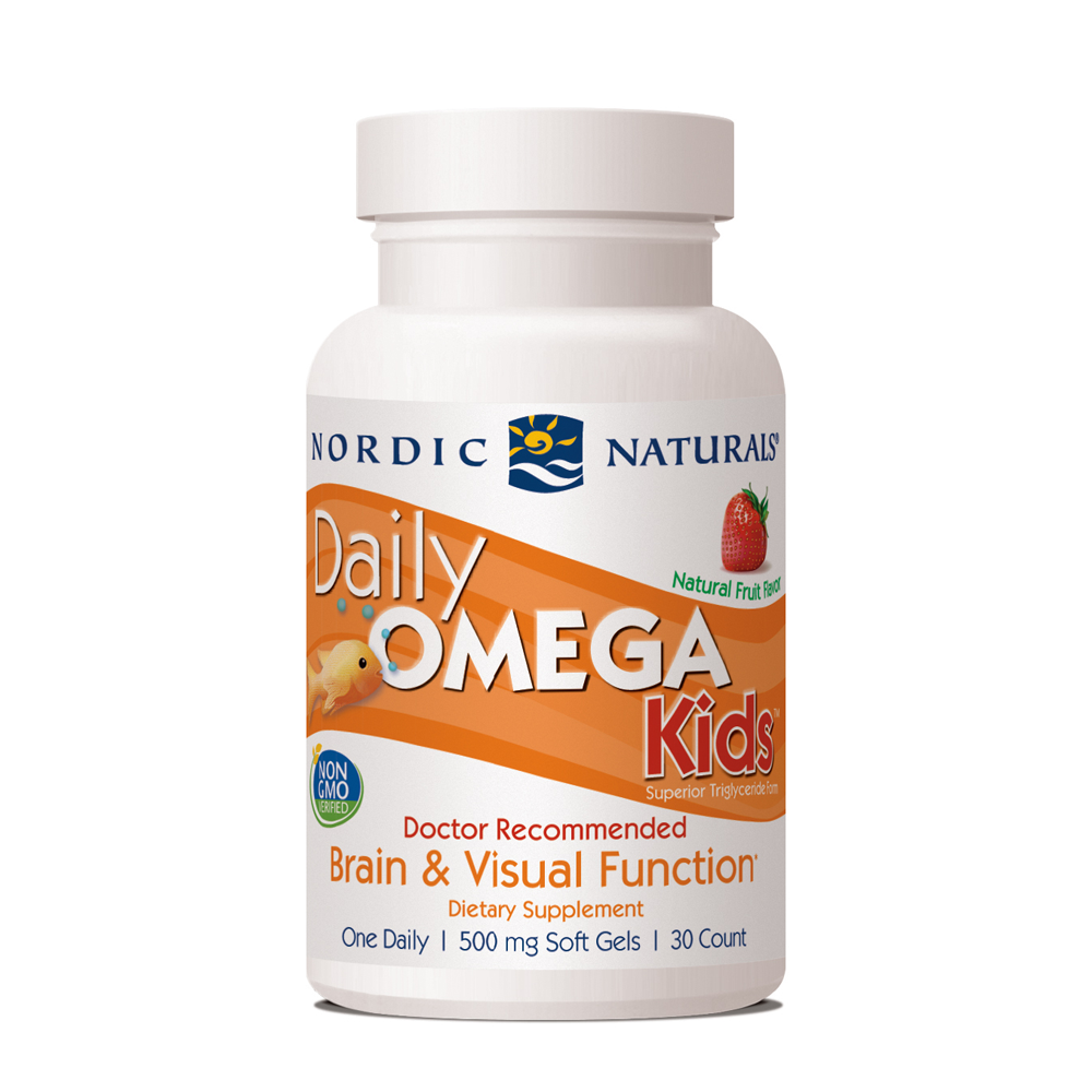 Nordic Naturals Daily Omega Kids, 30 Chewable Softgels