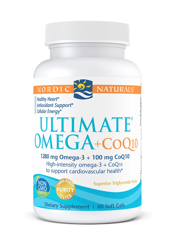 Nordic Naturals Ultimate Omega CoQ10, 120 Softgels