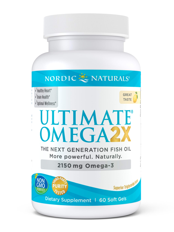 Nordic Naturals Ultimate Omega 2X, 60 Soft Gels