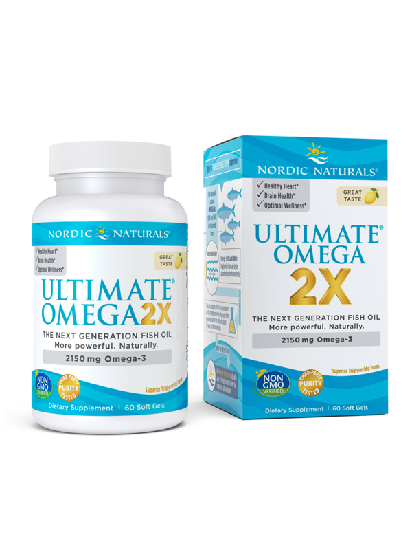 Nordic Naturals Ultimate Omega 2X, 60 Soft Gels