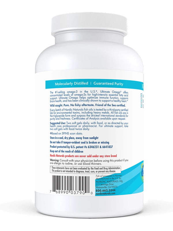 Nordic Naturals Ultimate Omega, 180 Softgels