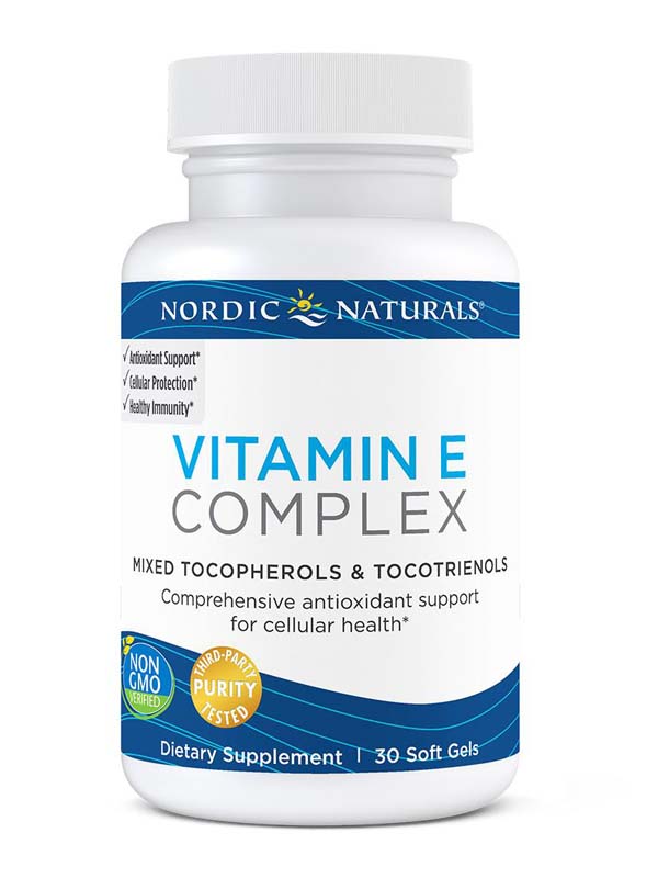 Nordic Naturals Vitamin E Complex, 30 Softgels