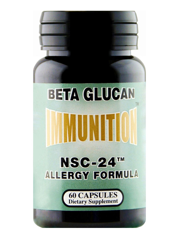 NSC-24 Beta Glucan Allergy Formula, 60 Capsules