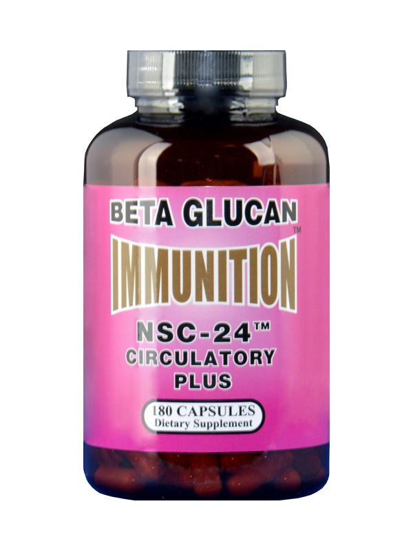 NSC Beta Glucan Circulatory, 180 Count