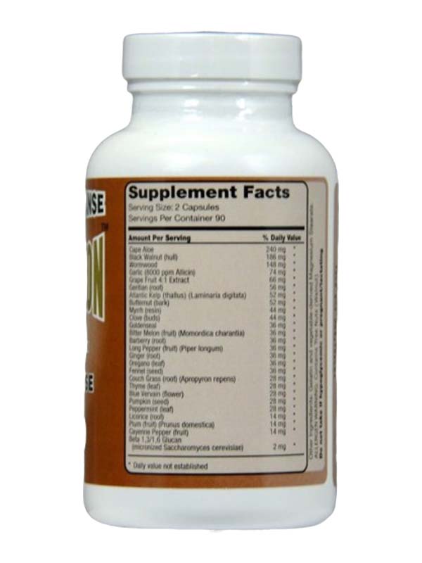 Immucleanse Supplement Facts