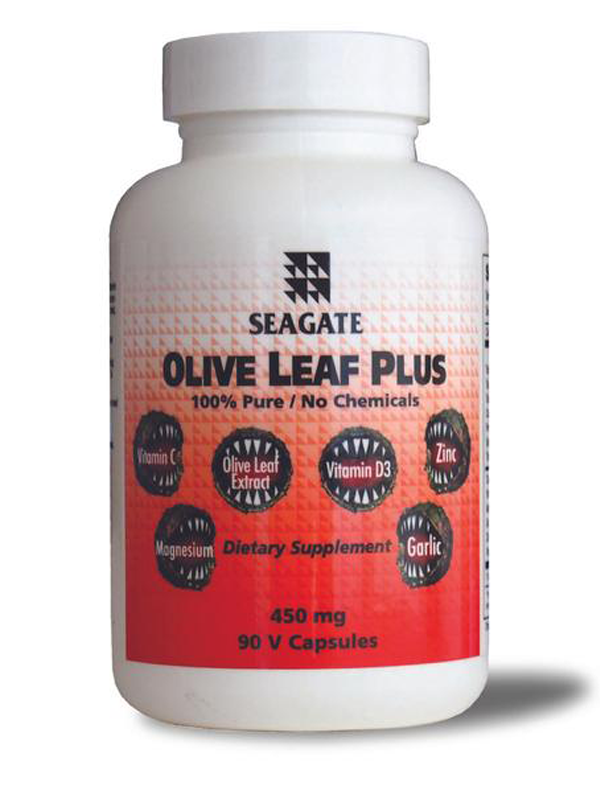 Seagate Olive Leaf Plus,  450mg 90 Vcaps
